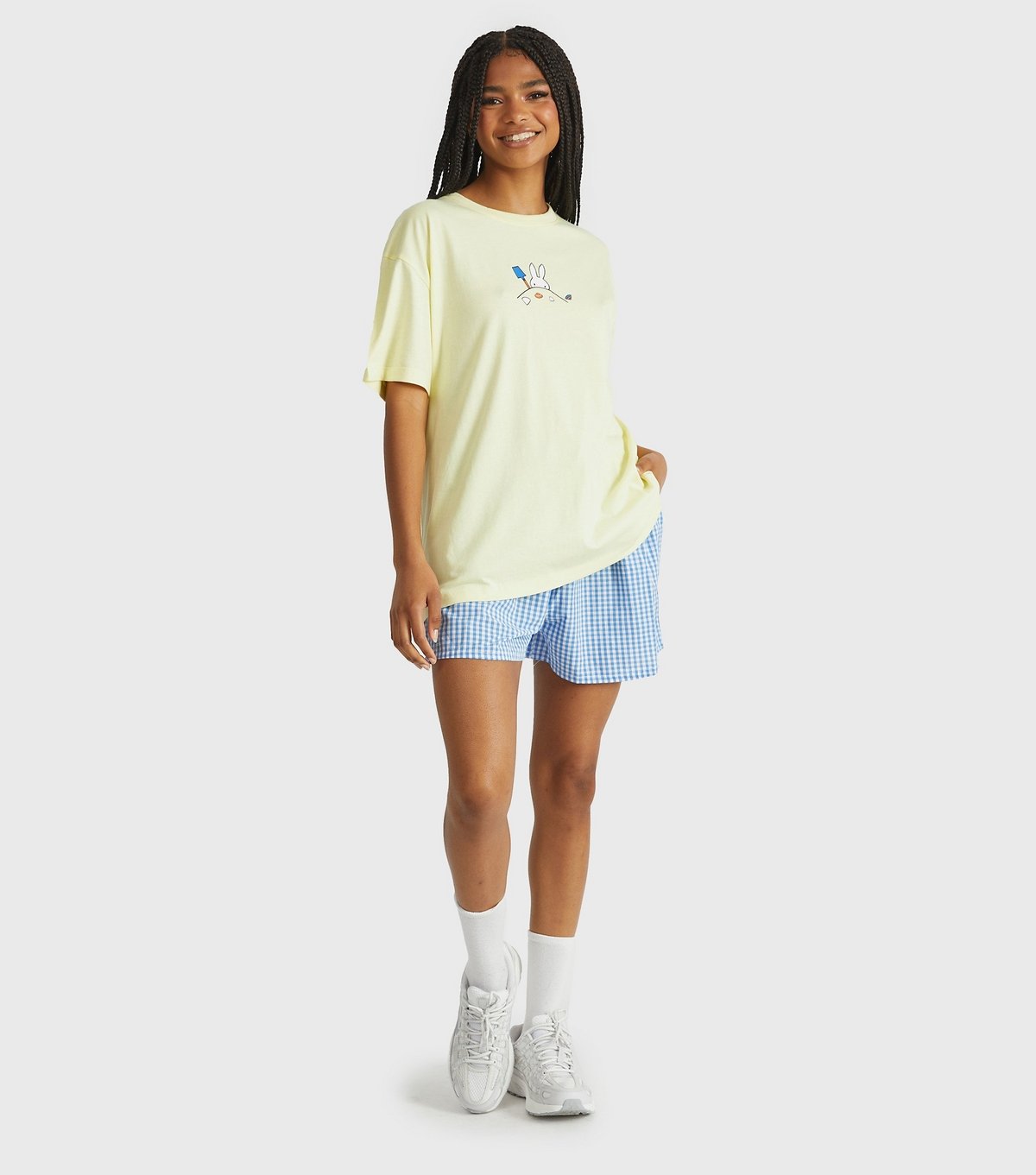 Skinnydip Women's Light Yellow Miffy Shell Print T-Shirt Skinnydip New Look - 3