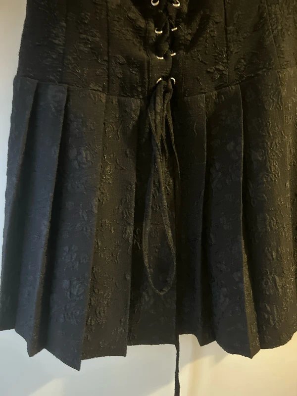 Source Unknown Black corset style mini dress - 1