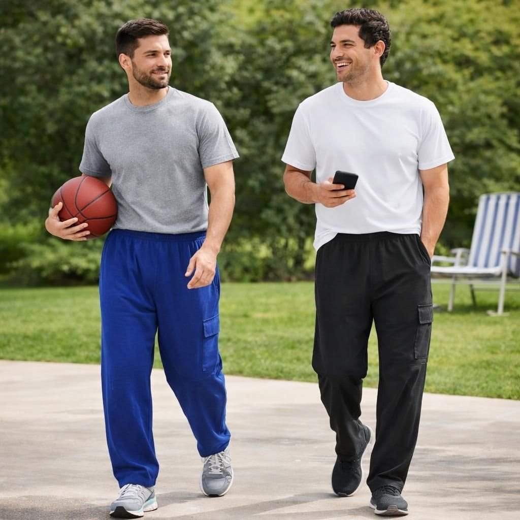 Fabrik Fabrik Men's Pure Cotton Crew Neck Tee Shirt For Men 3 Pack in Navy - 4
