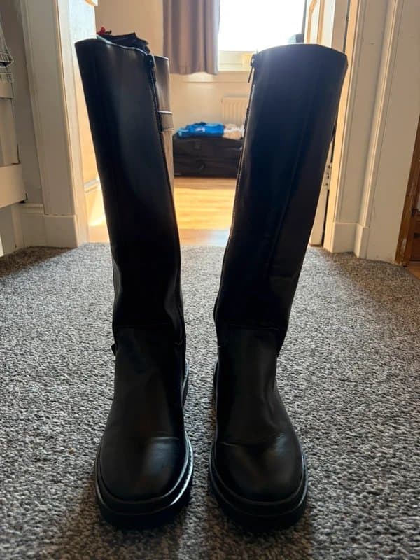 ASOS Black Knee High Boots - Brand new