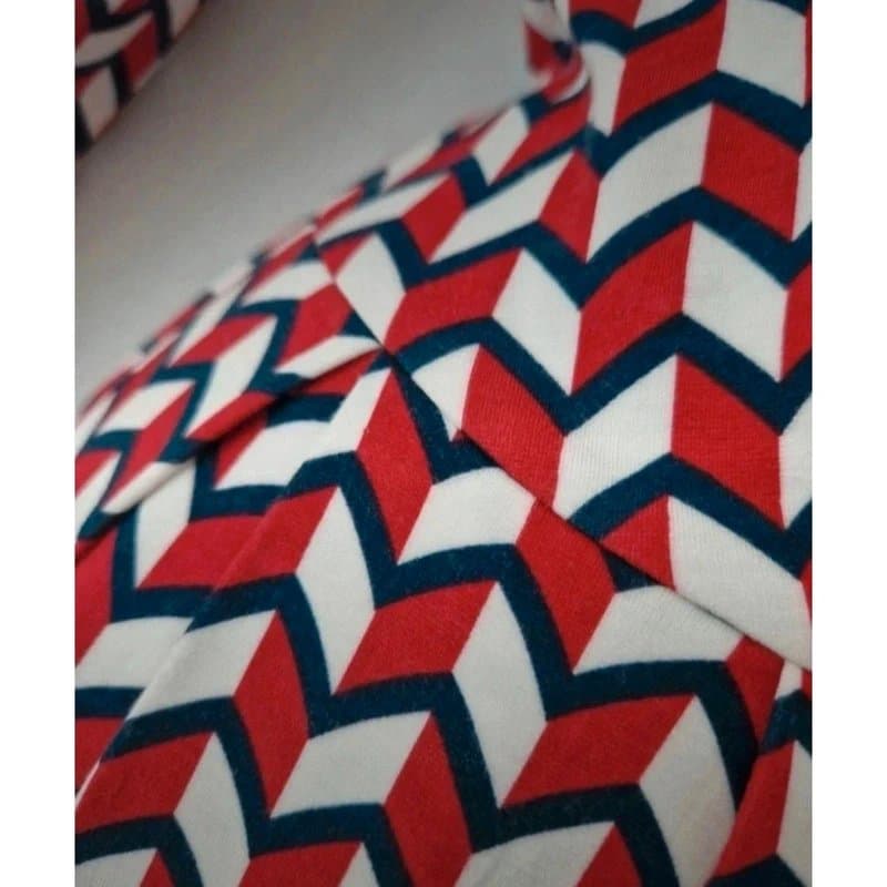 Max Mara Max Mara Weekend Acca geometric jersey wrap dress UK size XS extra small