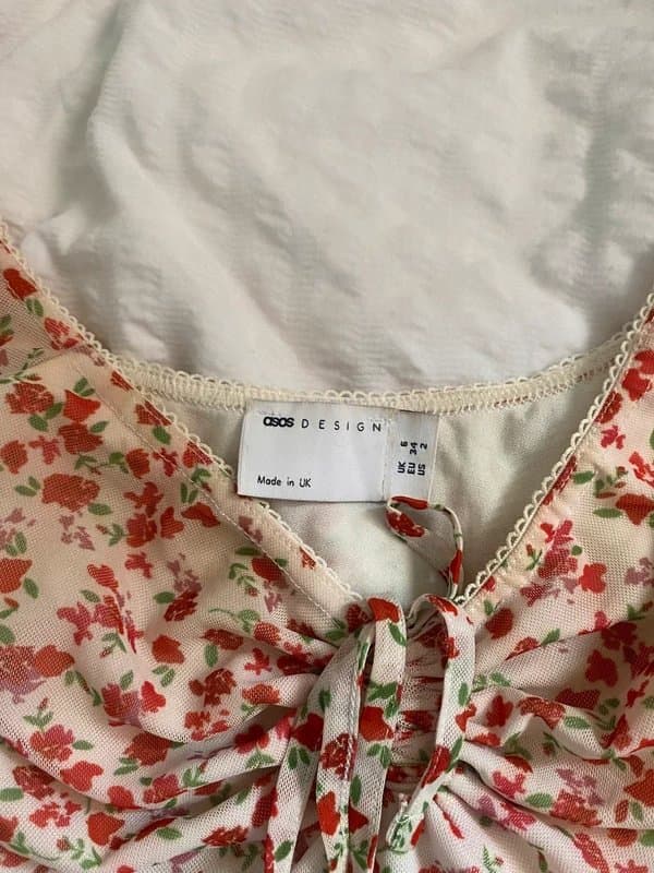 ASOS Design Rose Pattern BodySuit