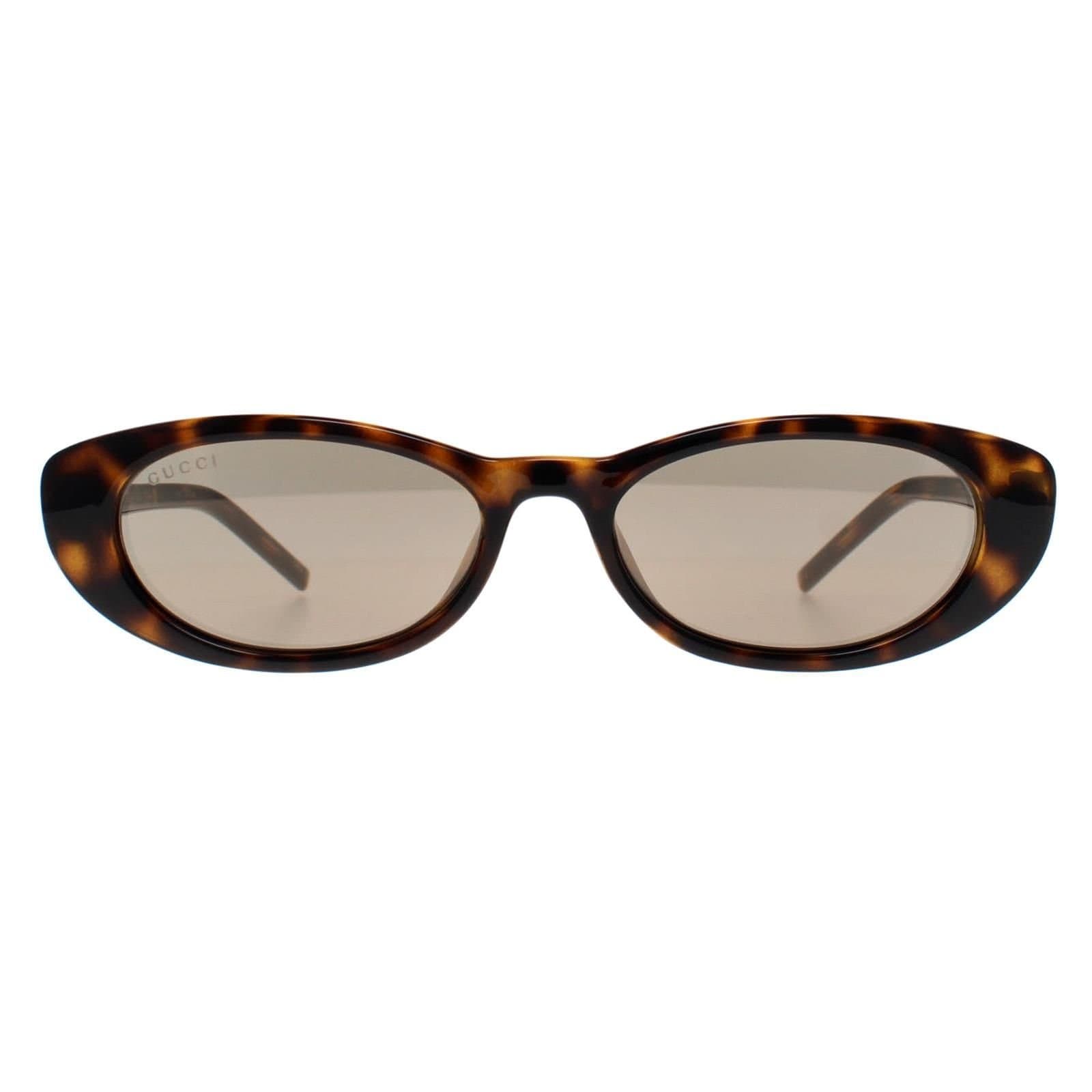 Gucci Gucci Women's Cat Eye Havana Grey GG1680S in Brown