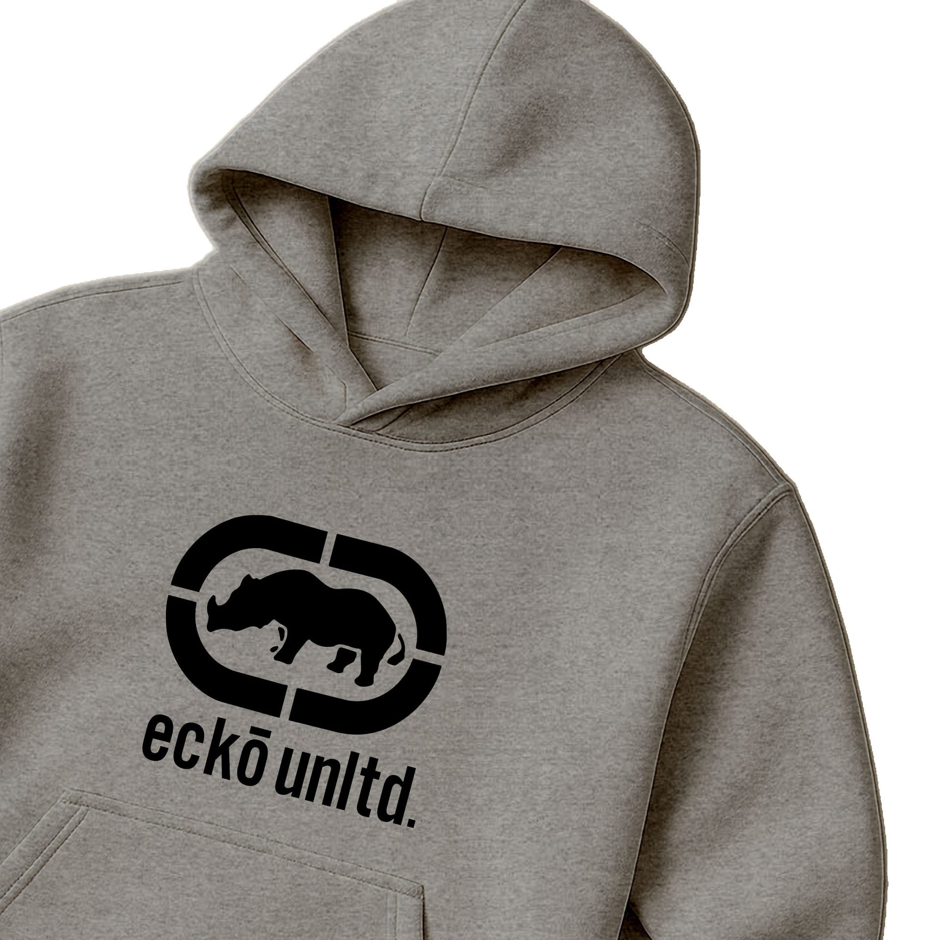 Ecko Untld. Ecko Untld. Men's Epic Logo Hoodie in Grey - 4