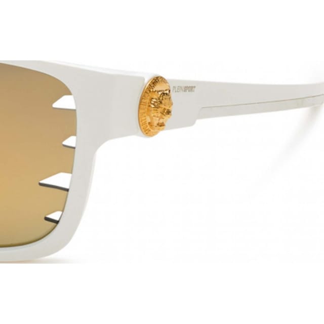 Plein Sport Plein Sport Men's SSP004-575WWG Square/Rectangle Sunglasses in White - 2
