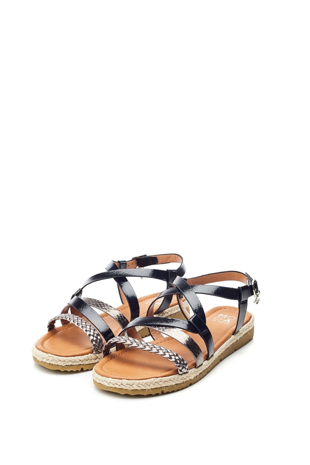 Moda In Pelle Moda In Pelle Women's 'Nanccey' Porvair Sandals in Black - 2