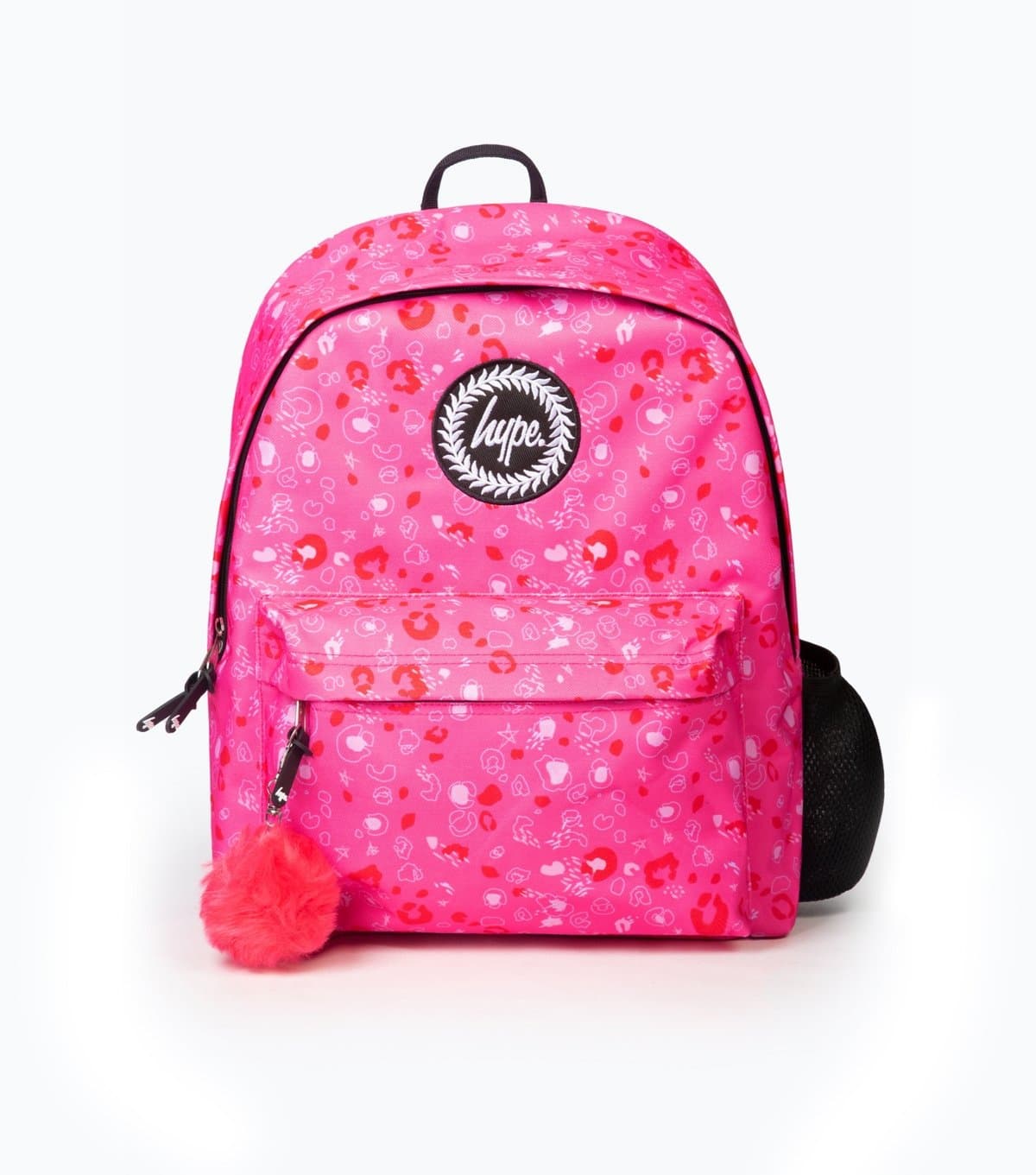 Hype Hype Pink Leopard Print Backpack