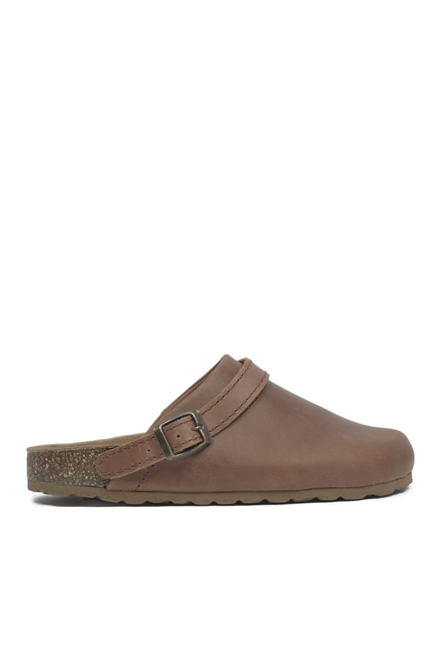 Celtic & Co Celtic & Co Women's Strap Detail Clog in Chocolate - 2