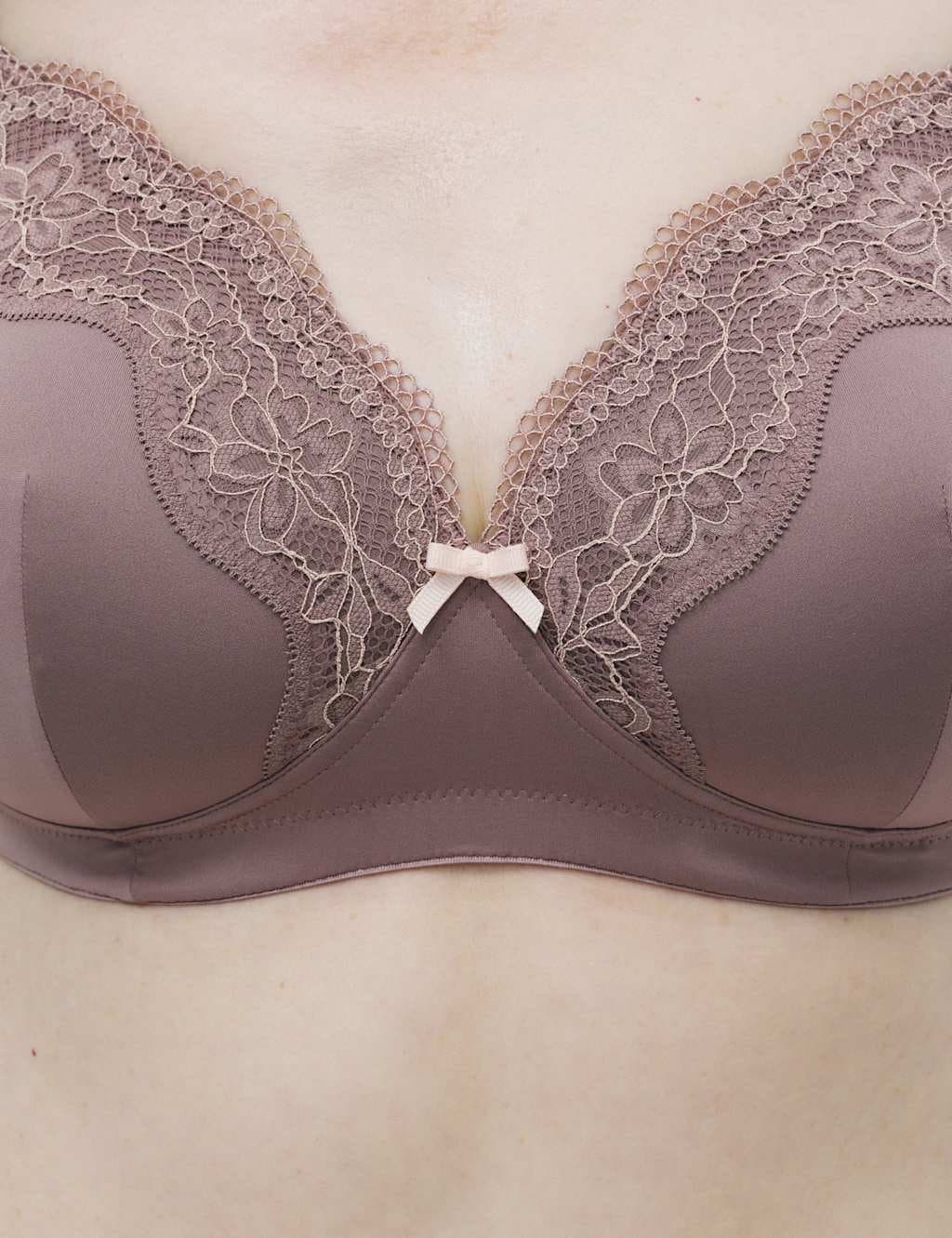 Marks & Spencer M&S Jasmine Lace Non Wired Post Surgery Bra A-E Praline