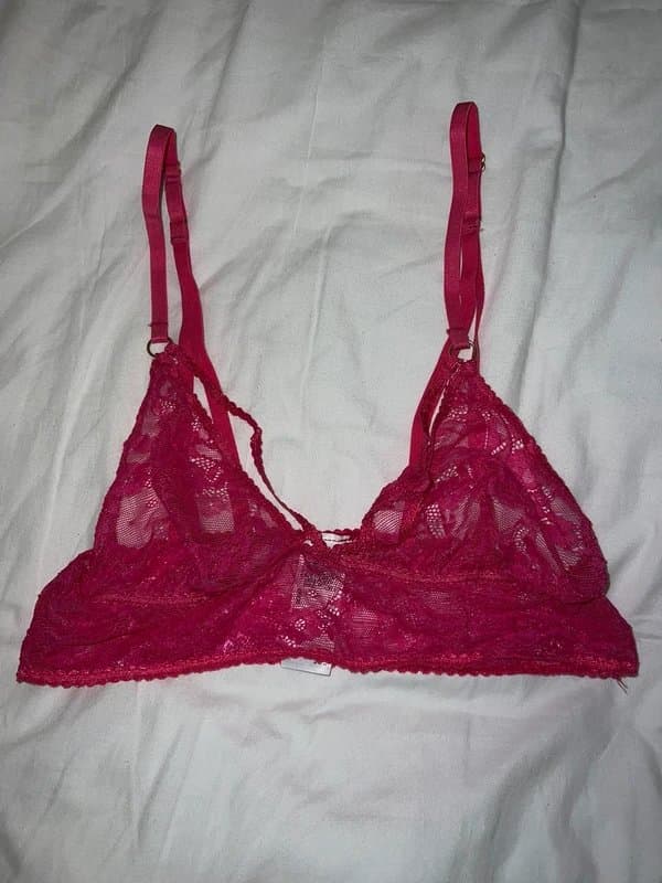 ASOS Hot Pink Lace Bralette