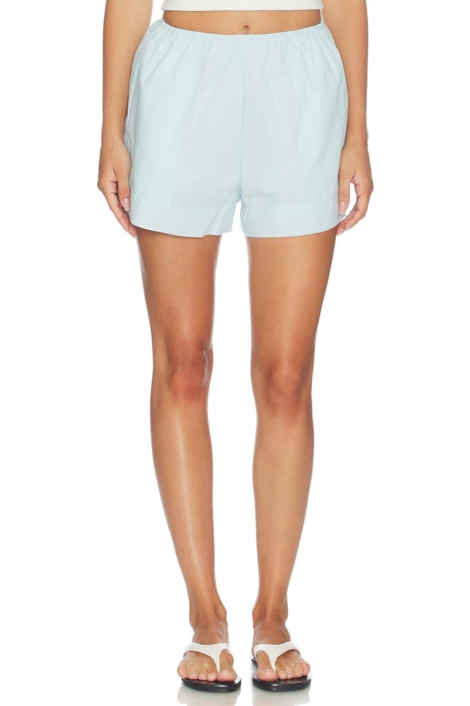 revolve Revolve Light Blue Denim Shorts