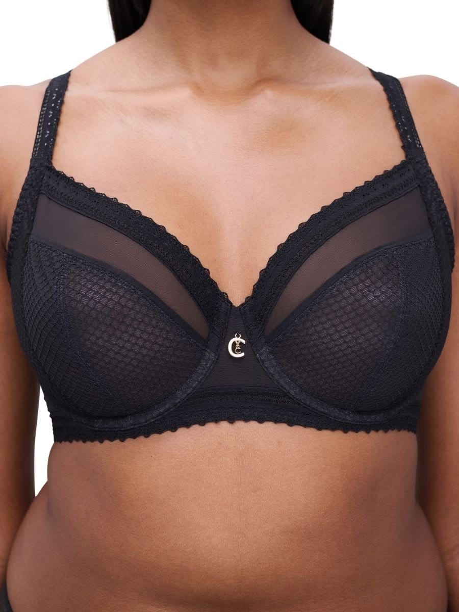 Chantelle Chantelle Women's Romance Covering Full Cup Bra in Black - 4