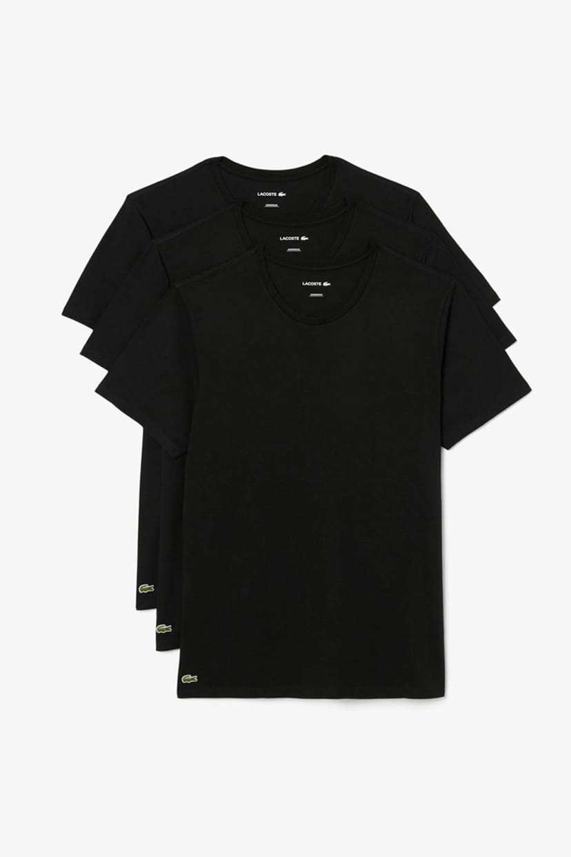 Lacoste Lacoste Men's 3 Pack T-Shirts Black - 1