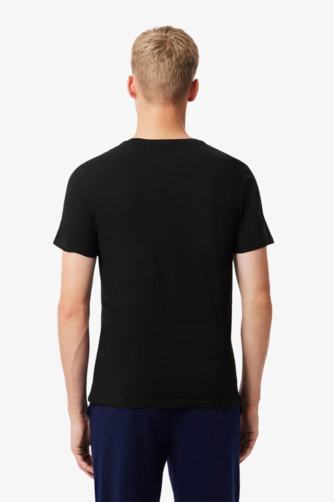 Lacoste Lacoste Men's 3 Pack T-Shirts Black - 4