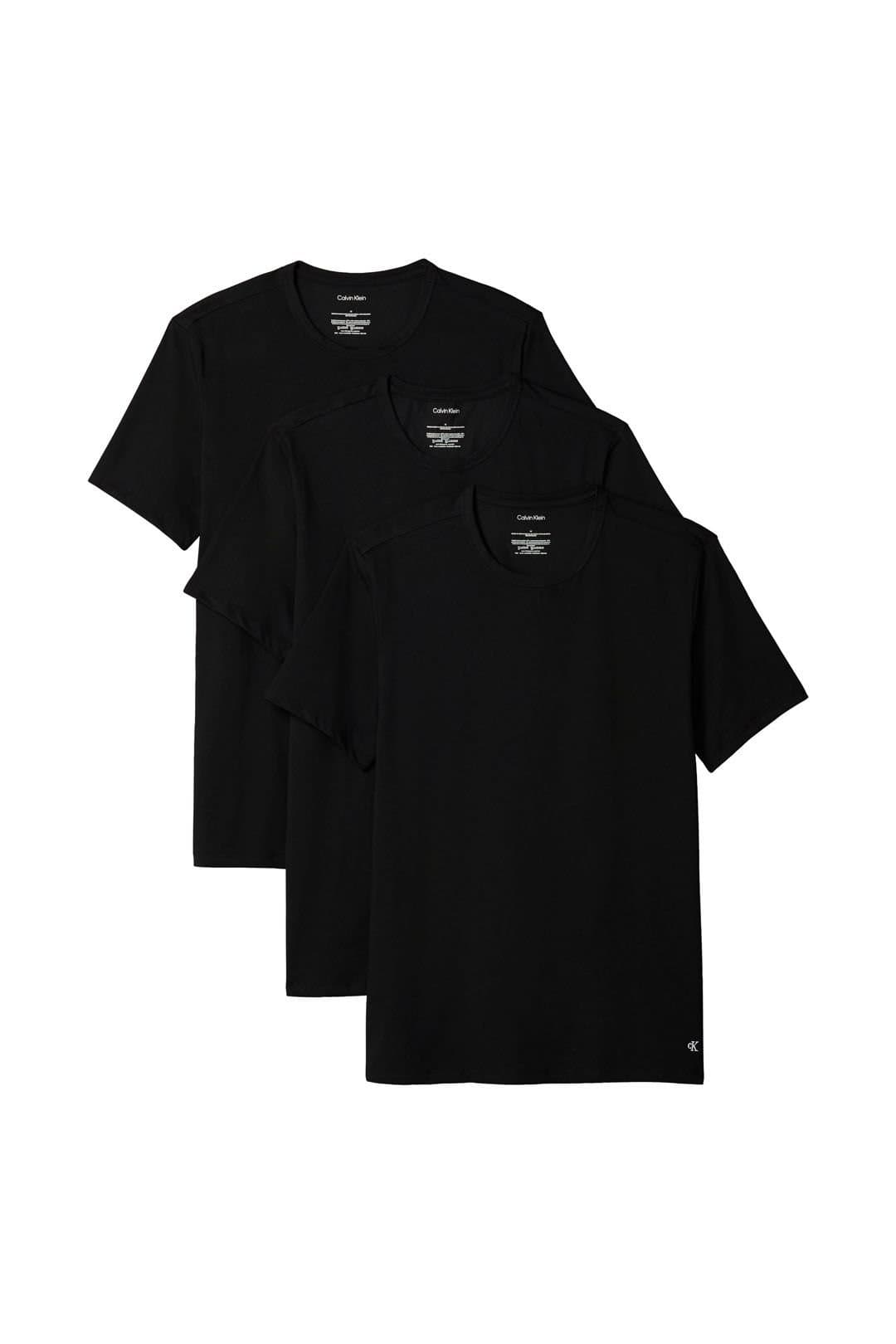 Calvin Klein Calvin Klein Men's 3 Pack Crew Neck T-Shirts - Black