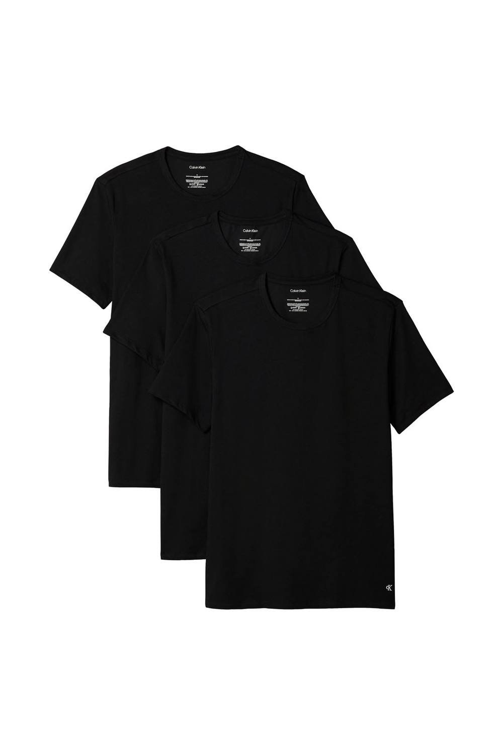 Calvin Klein Calvin Klein Men's 3 Pack Crew Neck T-Shirts - Black - 2