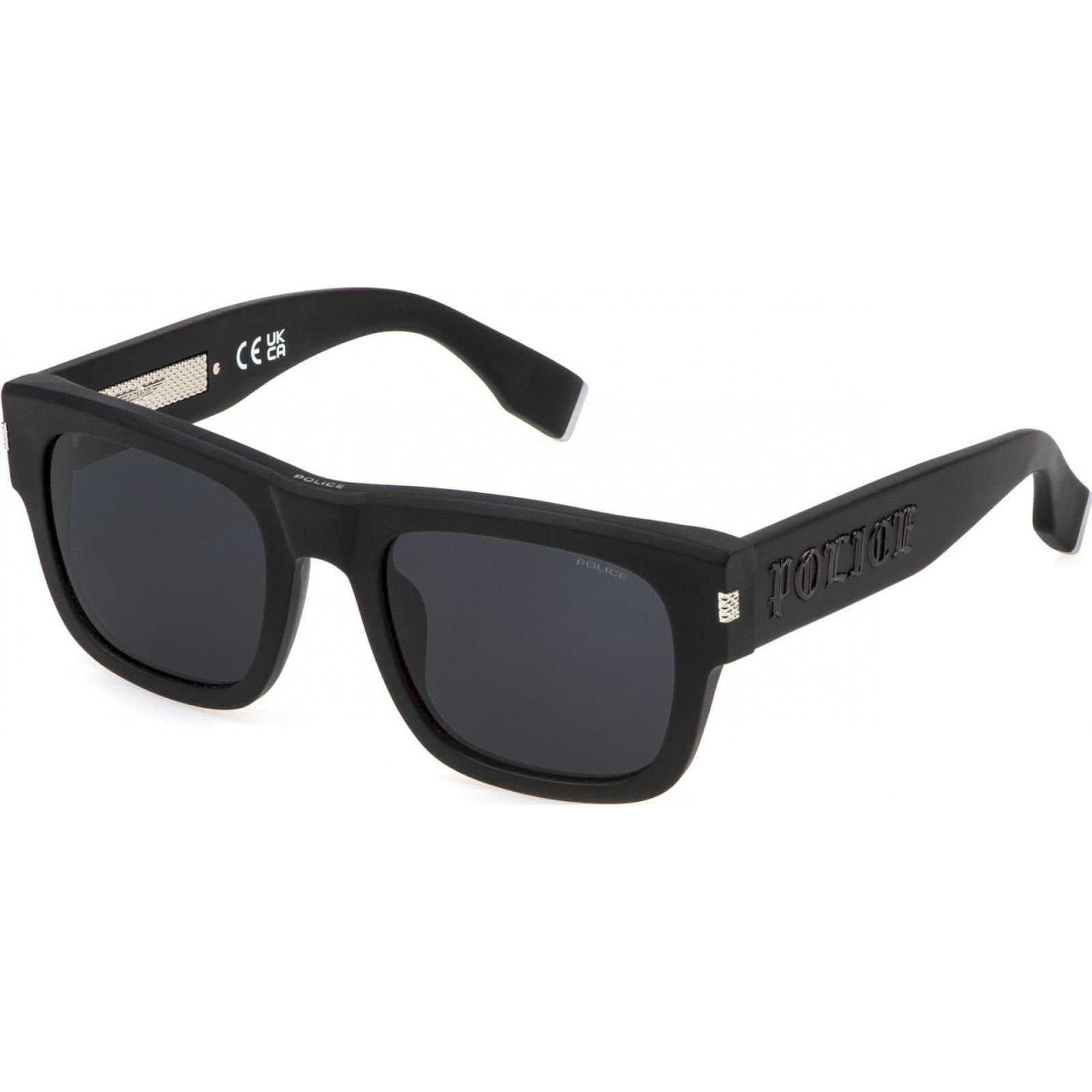 Police Police Men's SPLP33E540703 Square/Rectangle Sunglasses in Black