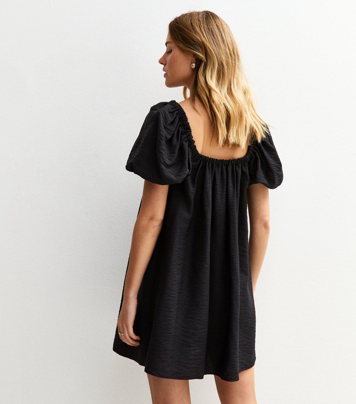 New Look Women's Black Milkmaid Bow Mini Dress New Look - 4