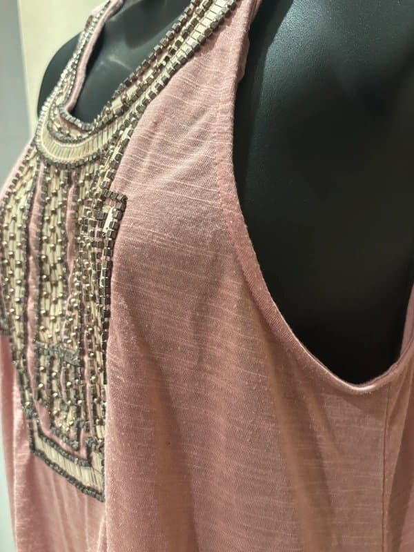 Topshop Boho embellished tank top