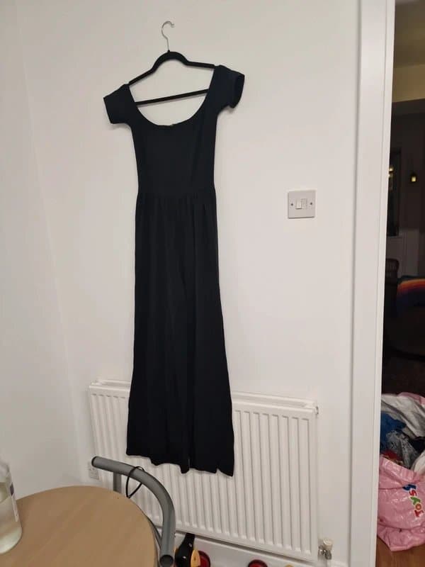 ASOS Black playsuit