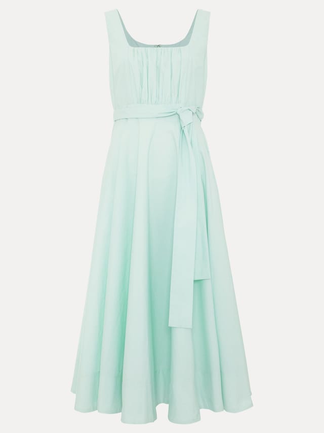 Phase Eight Phase Eight Women's Melinda Cotton Tie Midi Dress in Mint - 2