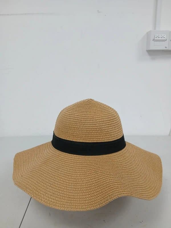 New Look New Look Women Woven Paper Classic Wide-brim floppy beach Hat One Size BOX007
