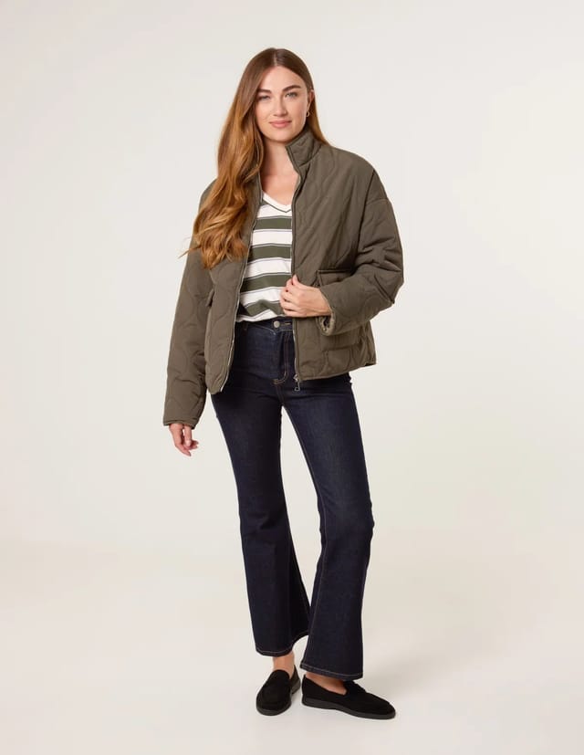Blue Vanilla Quilted Jacket - 2
