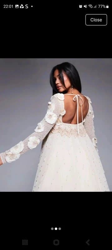 ASOS Glamorous Embellished Asos Luxe Mini dress size 12