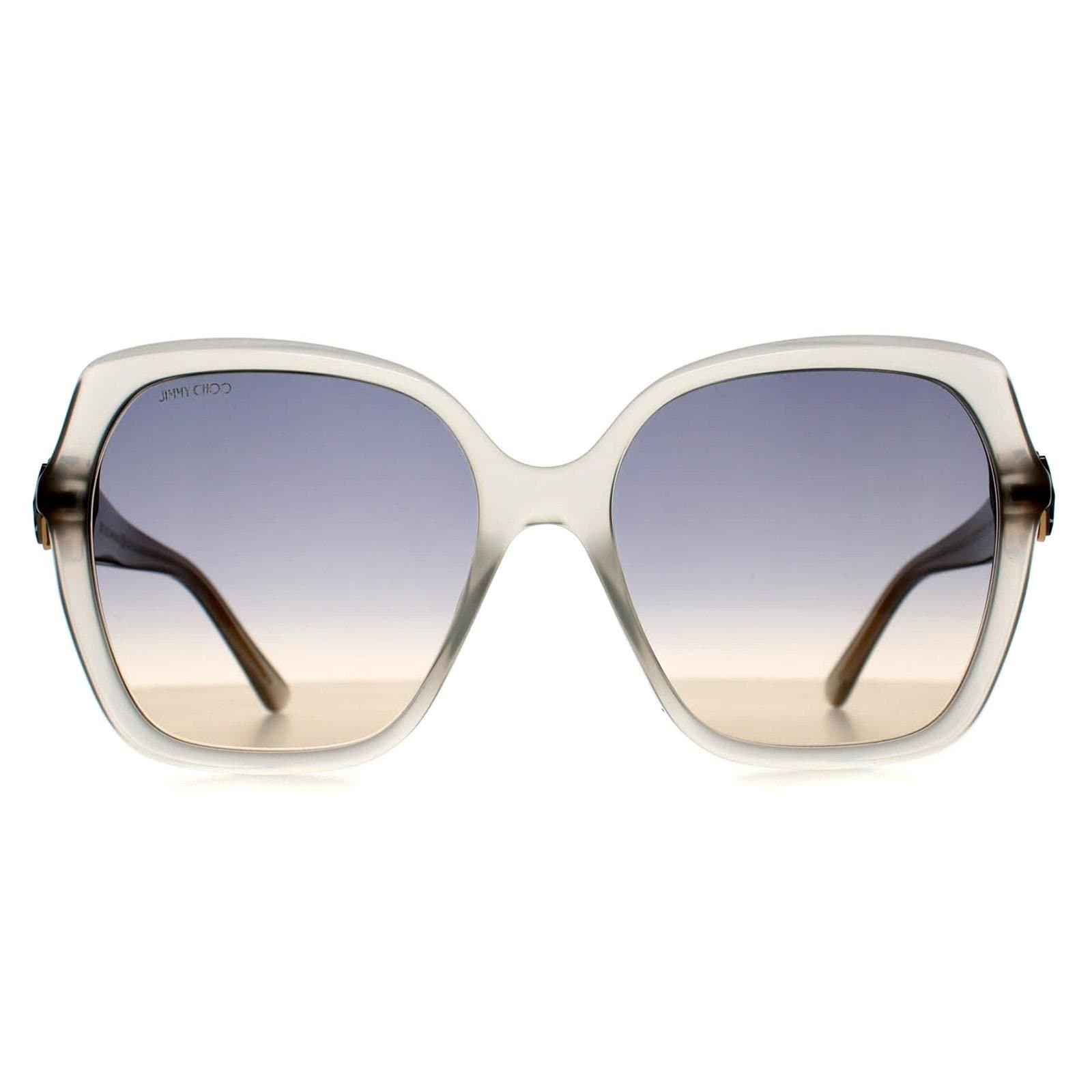 Jimmy Choo Jimmy Choo Women's Square Transparent Grey Grey Gradient MANON/G/S