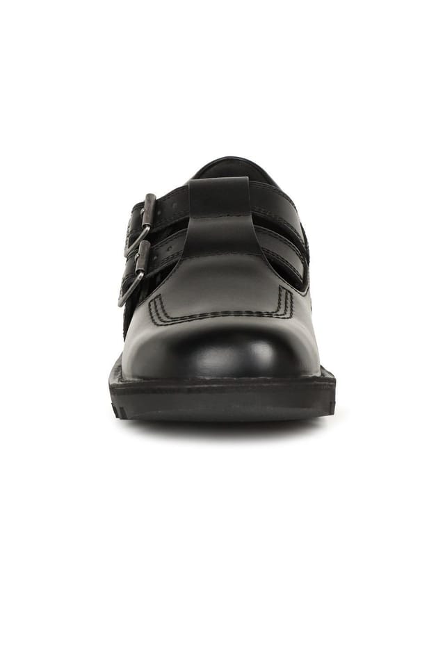 Kickers Kickers Women's 'T Double WMNS' Senior School Shoes in Black - 3