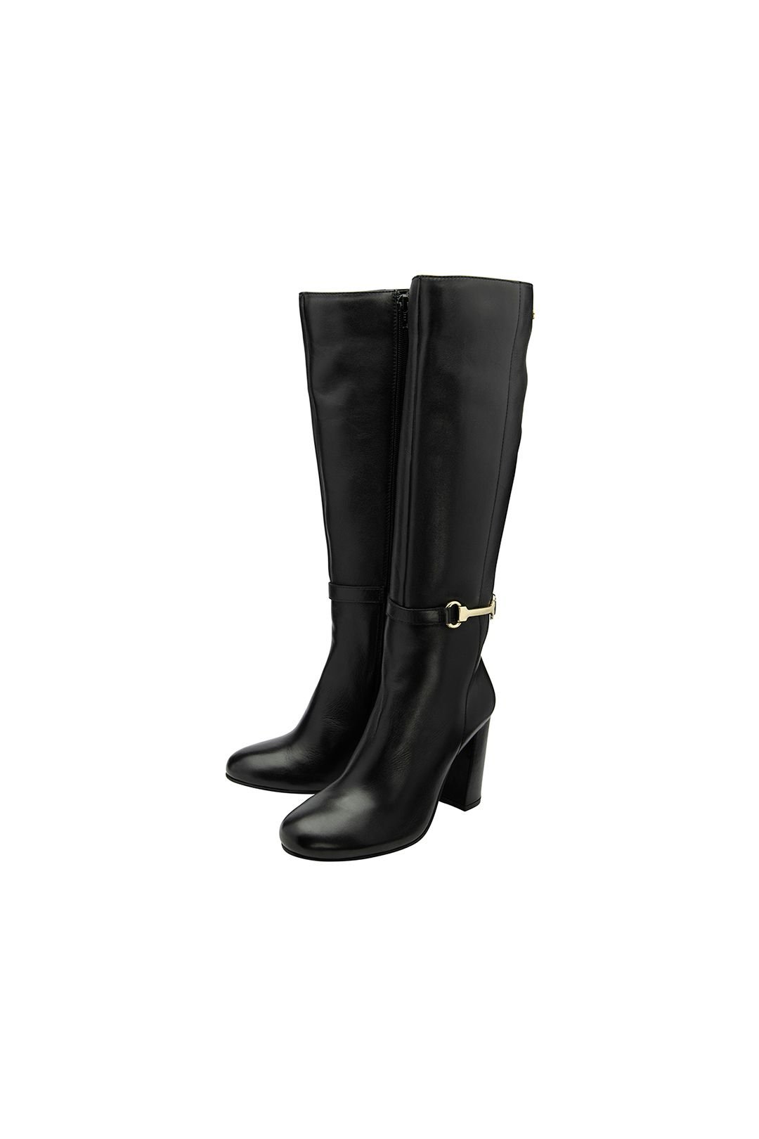Ravel Ravel Women's Black Leather 'Christon' Knee-High Boots - 2