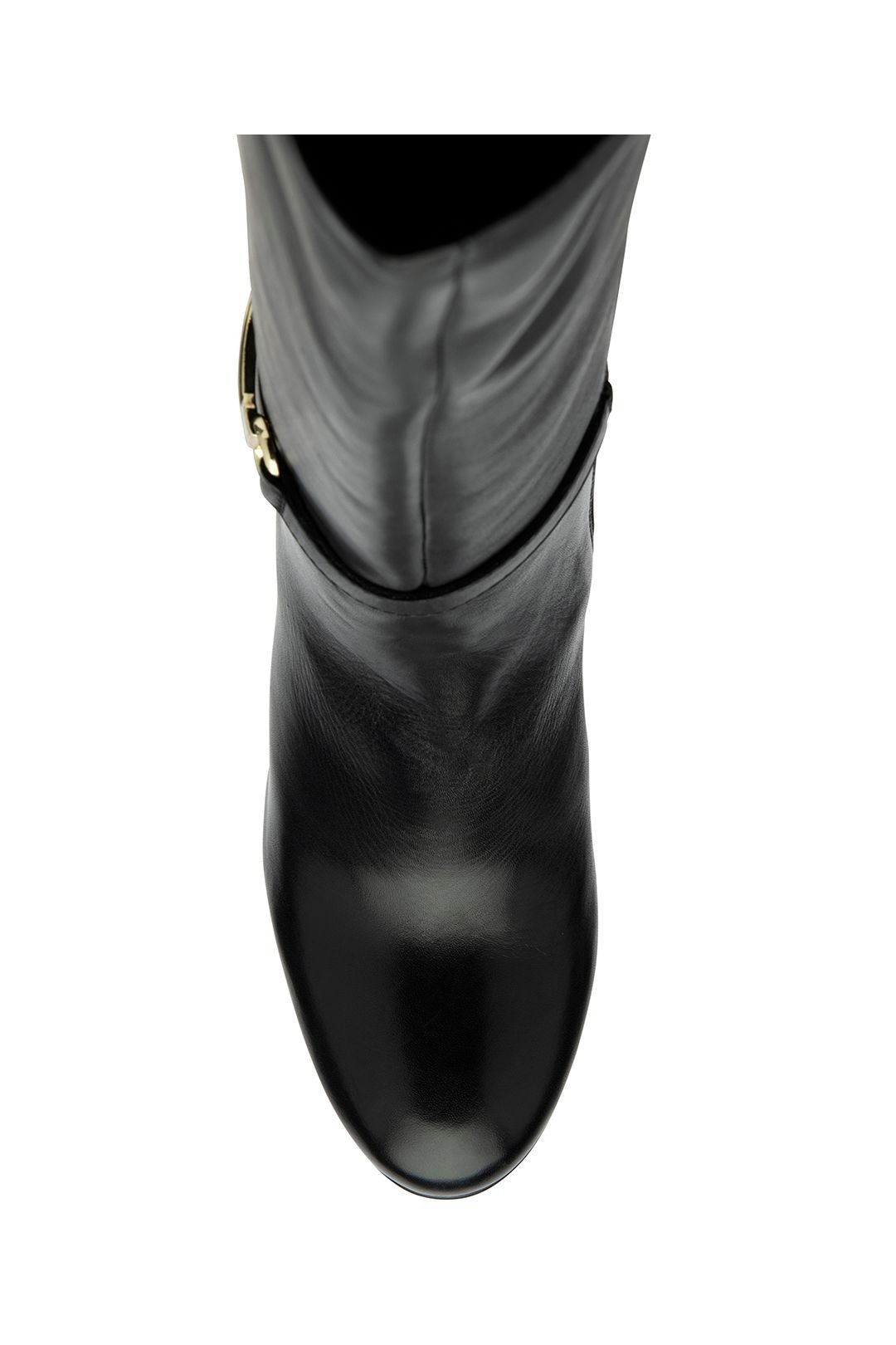 Ravel Ravel Women's Black Leather 'Christon' Knee-High Boots - 4