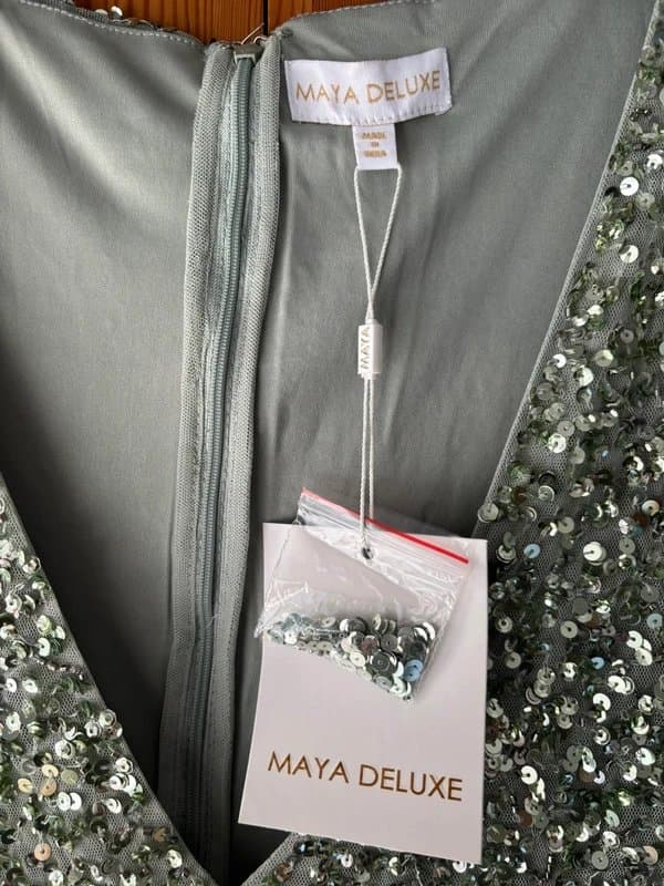 ASOS New ASOS Sequined & Tulle Maxi dress