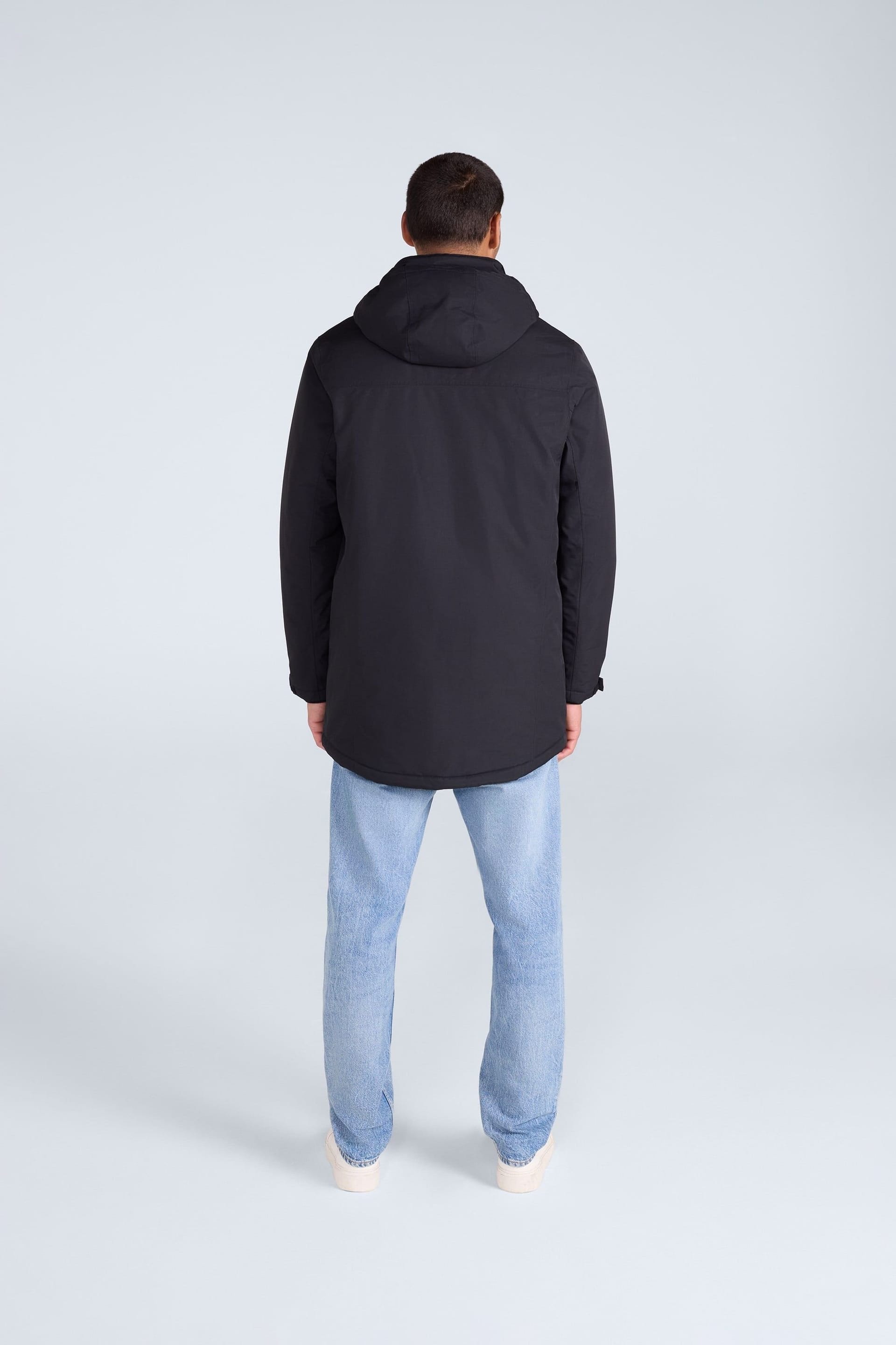 Animal Animal Men's 'Lisbon' Waterproof Breathable Side Pockets Taped Seams Thermal Parka in Black - 4
