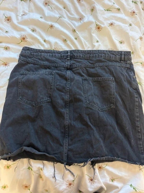 ASOS ASOS black denim skirt