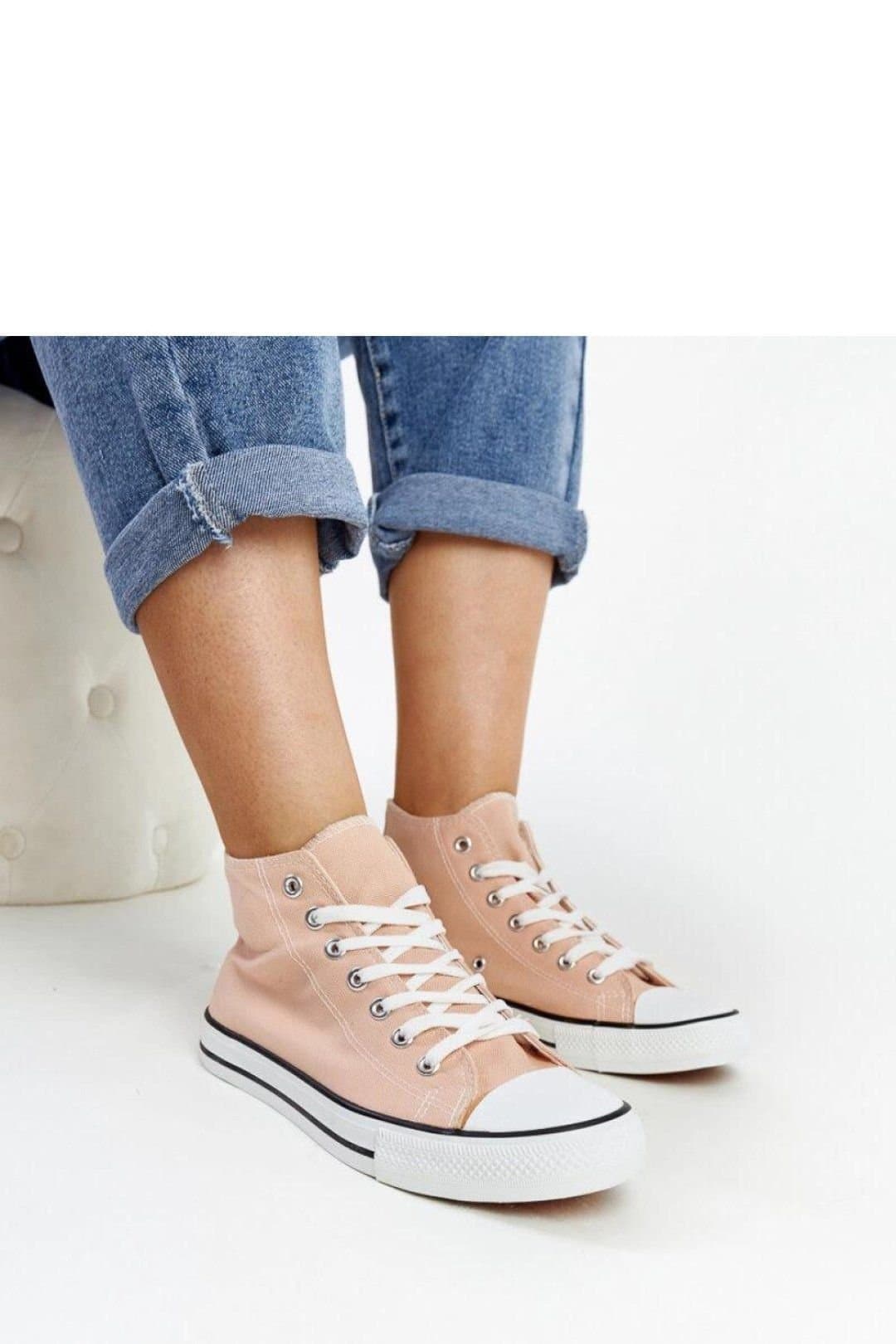 Love Lace Love Lace Pink High Top Summer Sneakers