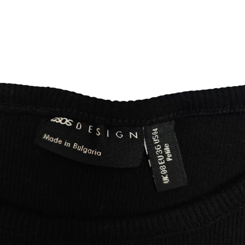 Topshop Hand Embroidered Psychedelic Rainbow Butterfly Moth Crop Top Topshop Size 4P