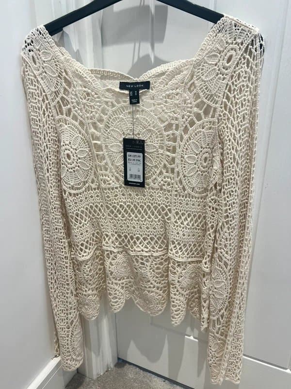 New Look New look crochet knit top