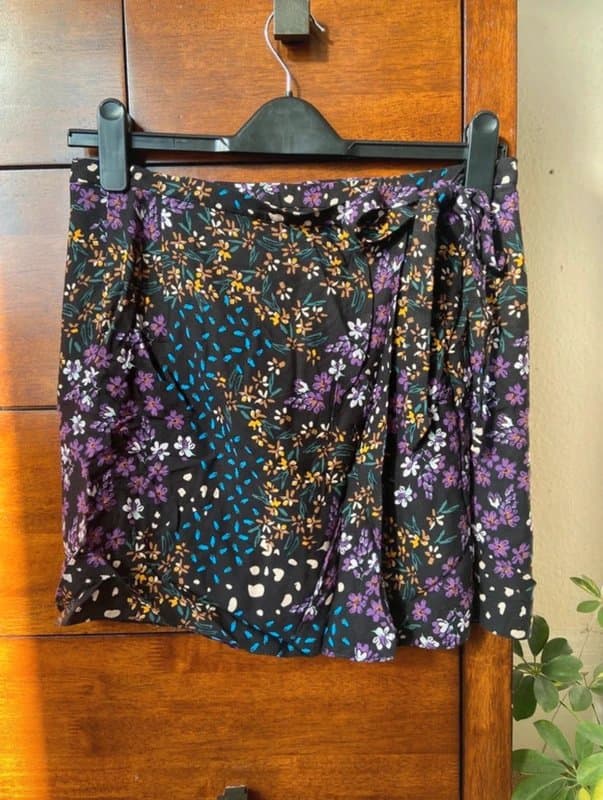 ASOS Design ASOS floral wrap mini skirt