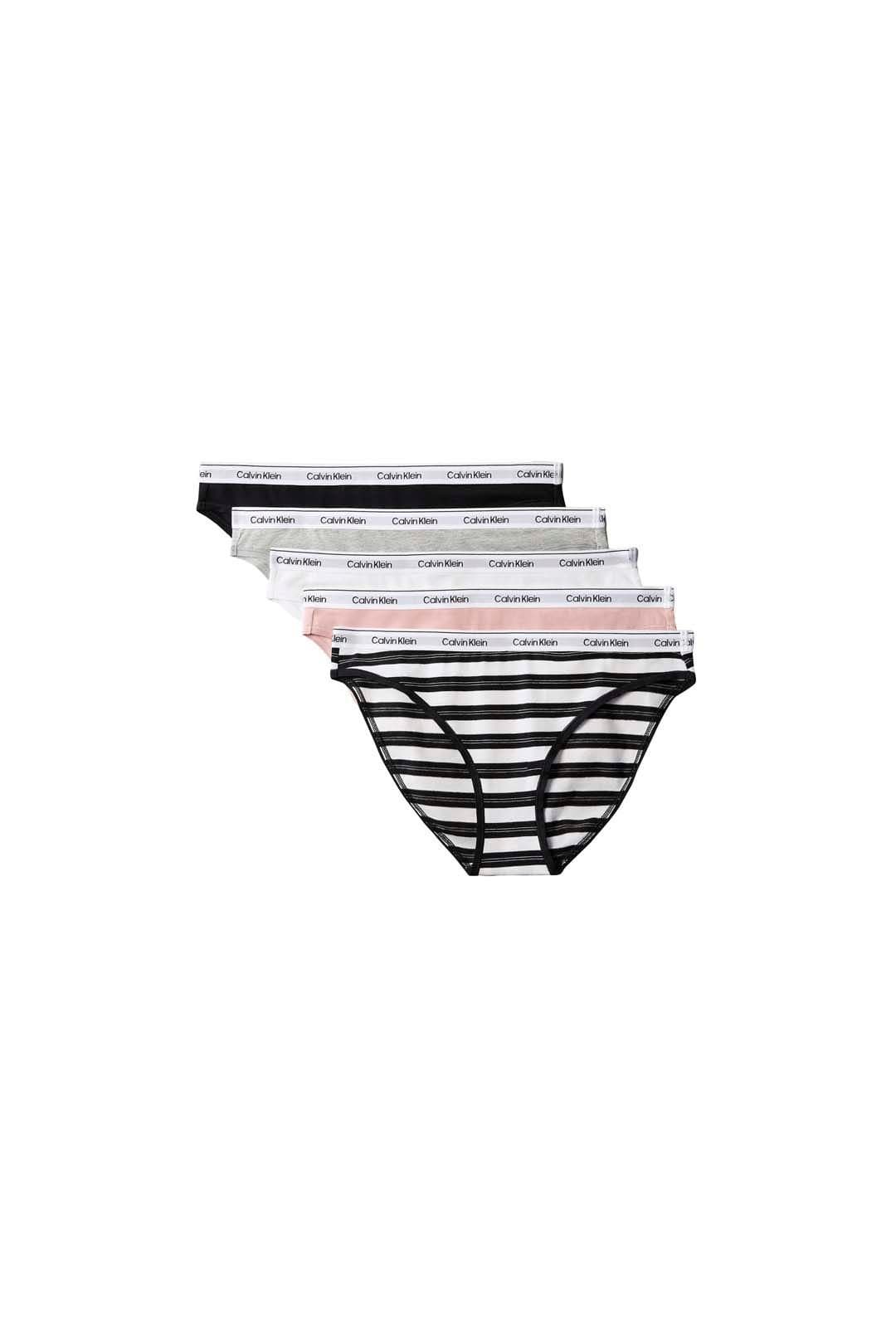 Calvin Klein Calvin Klein Women's Bikini 5-Pack Black / Classic White / Triple Stripe