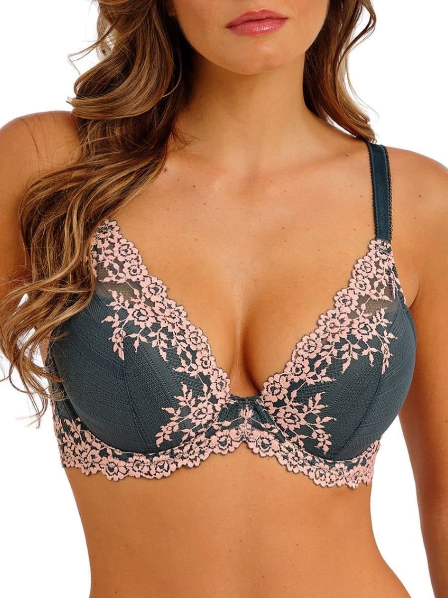 Wacoal Wacoal Women's Embrace Lace Plunge Underwire Bra in Grey