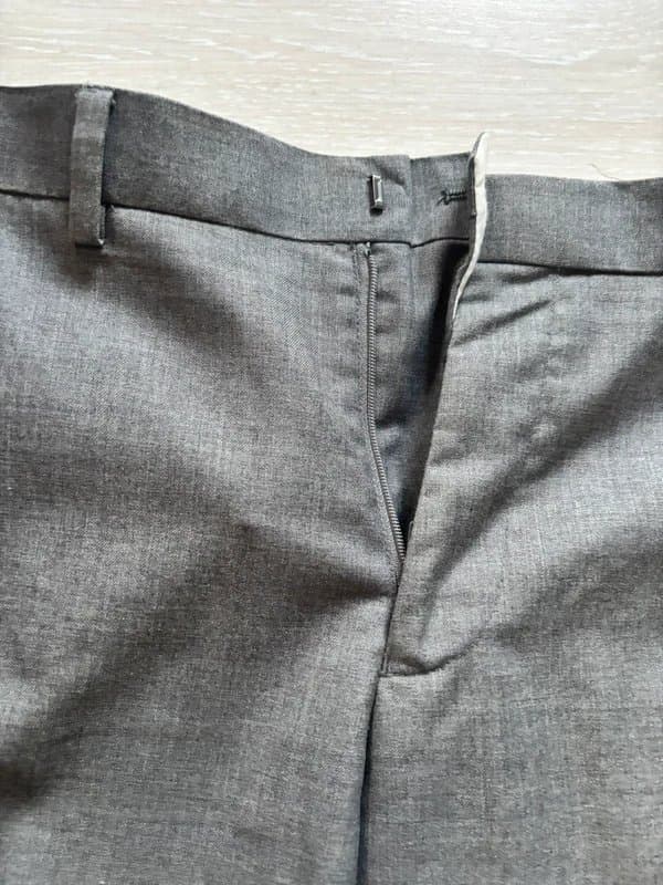 ASOS Men's slim legged grey suit trousers