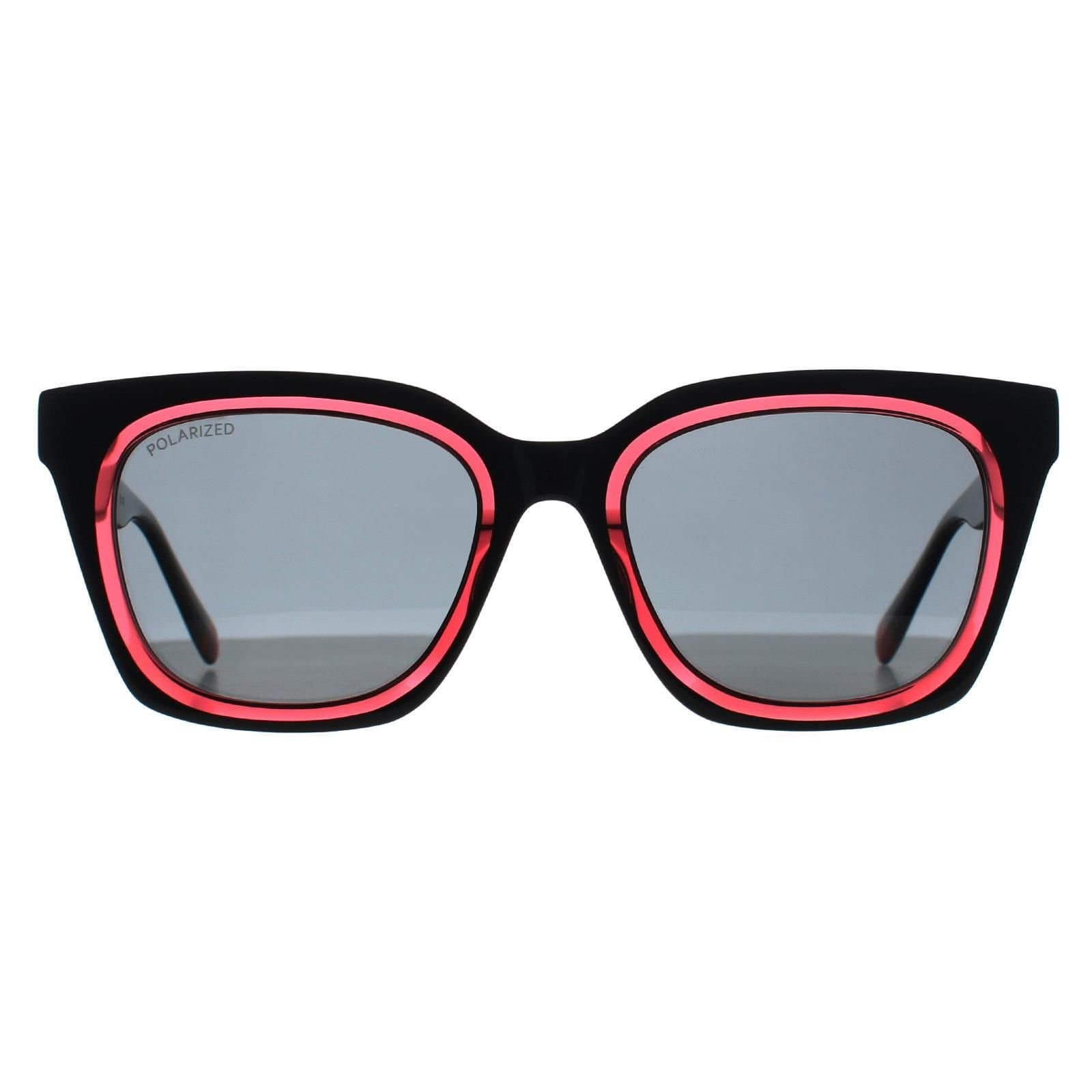 Benetton Benetton Women's Square Solid Black Pink Dark Grey BE5086