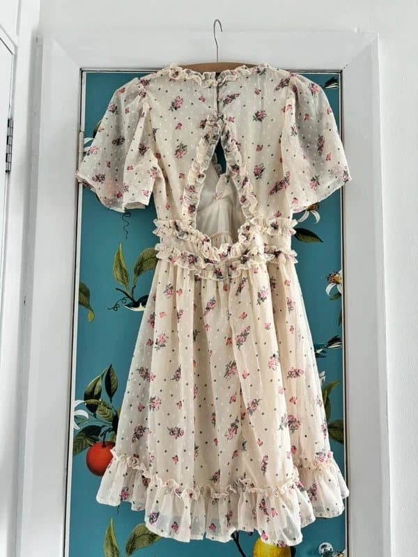 ASOS Design ASOS Design floral mini open back spring dress