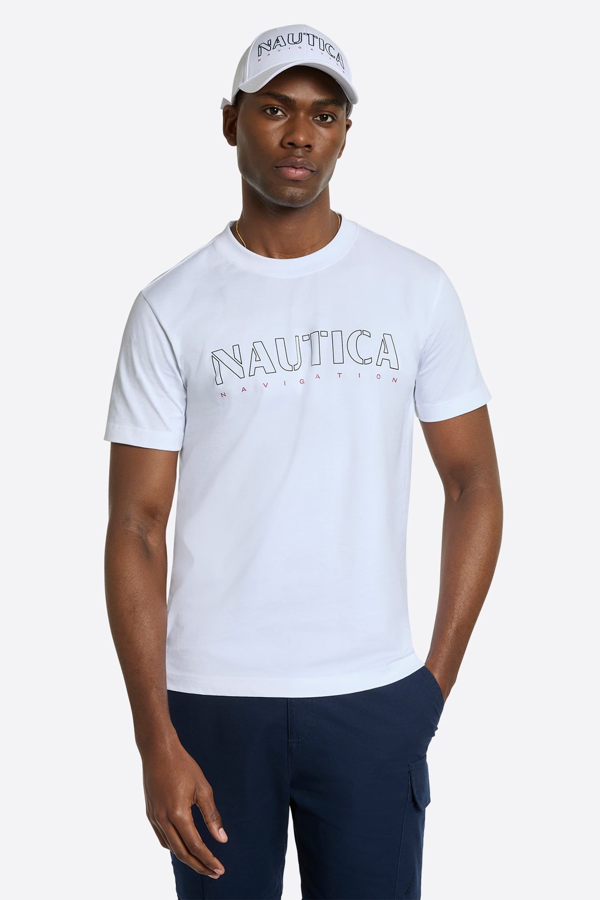Nautica Nautica Men's Cook T-Shirt in White