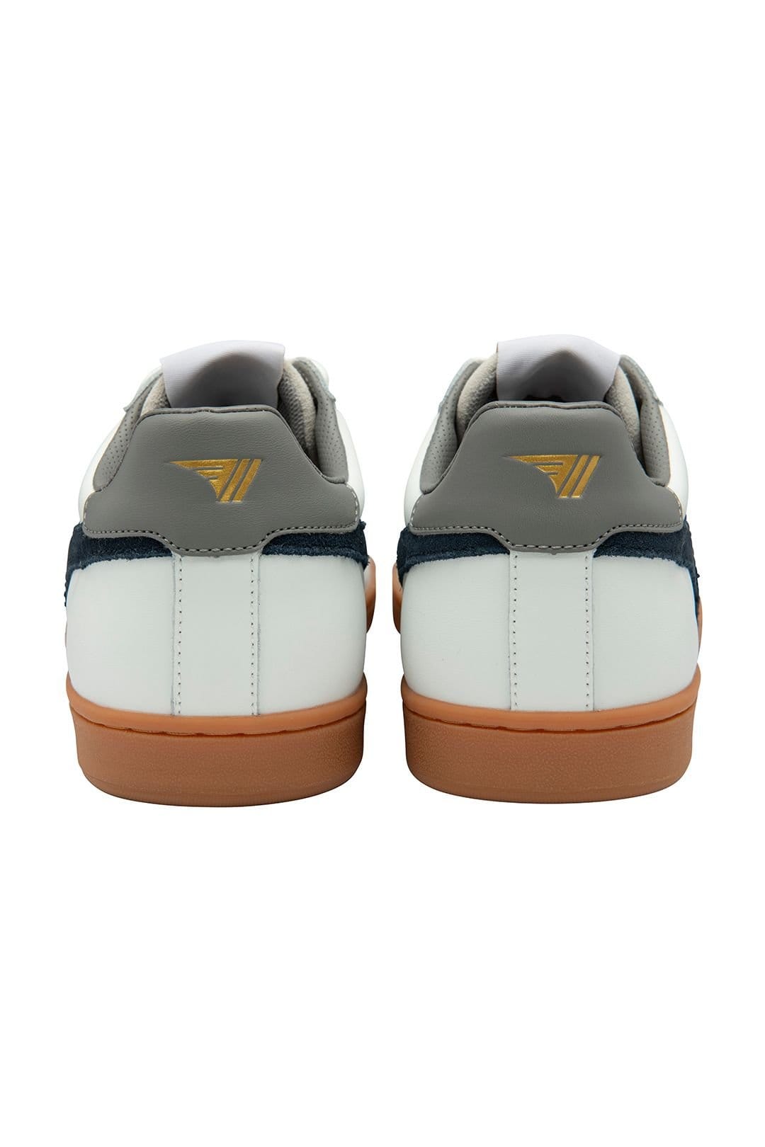 Gola Classics Gola Classics Men's 'Equipe II' Leather Lace-Up Trainers in White - 4