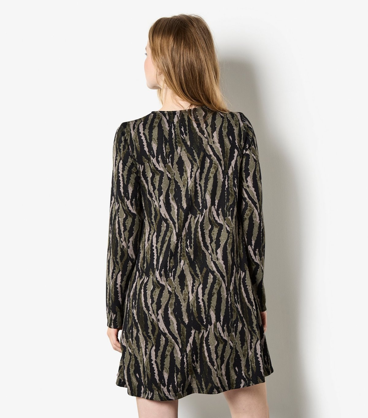 Apricot Women's Khaki Zebra Print Swing Dress Apricot New Look - 3