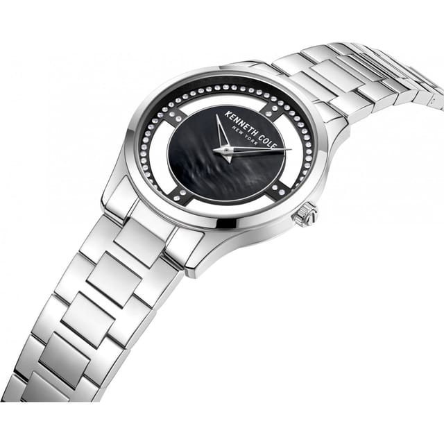 Kenneth Cole Kenneth Cole Women's KCWLG2223301 Classic 34mm Quartz Watch in Silver - 3