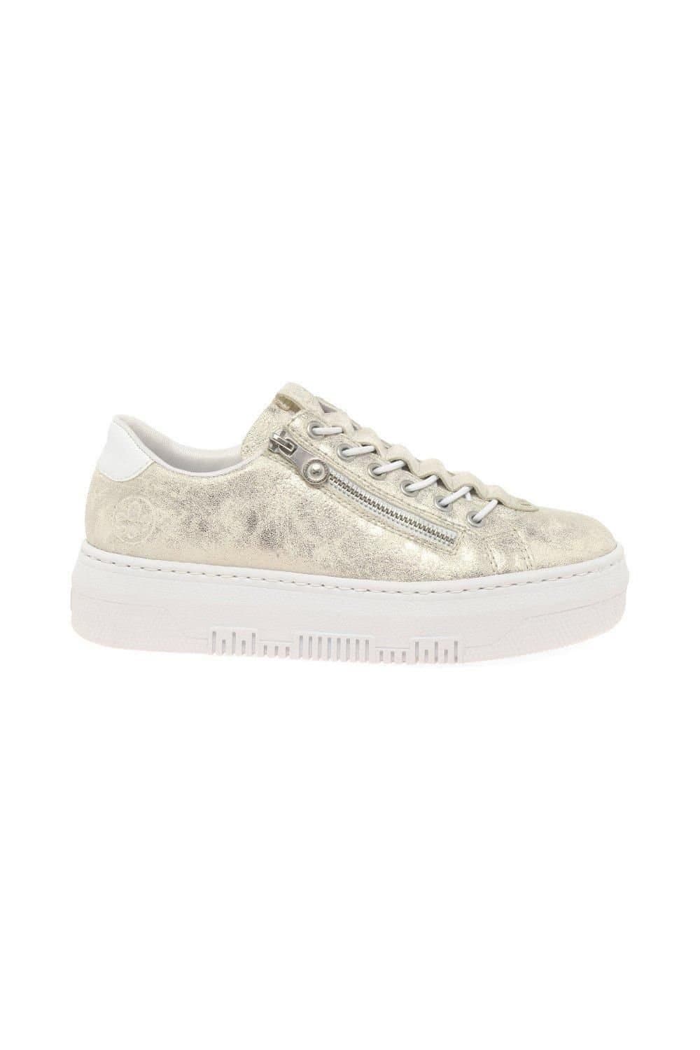 Rieker Rieker Women's 'Fascinate' Trainers in Gold