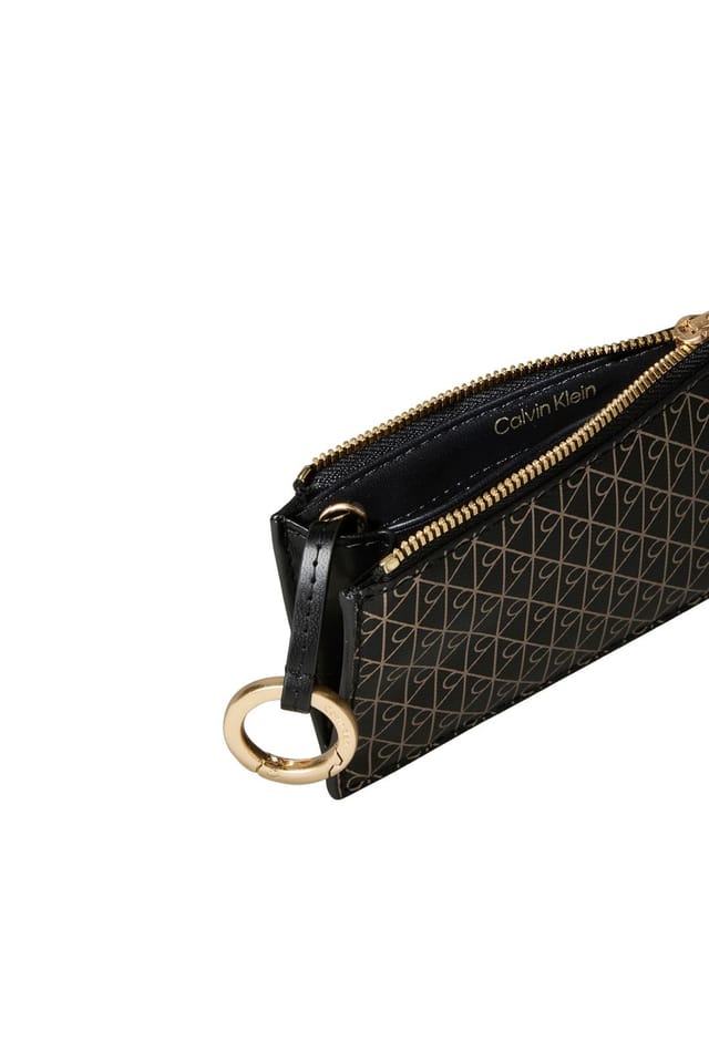 Calvin Klein Calvin Klein Women's Emblem Aop Top Zip Cardcase Black Aop - 3